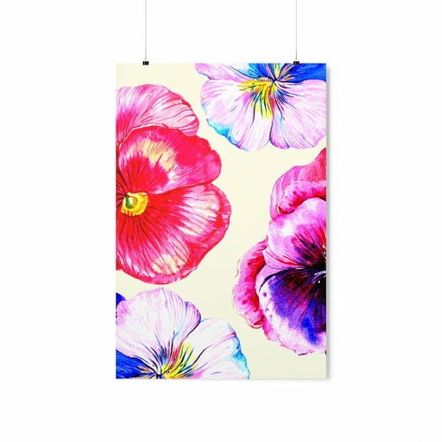 Vibrant Floral Poster - Horizon Bliss