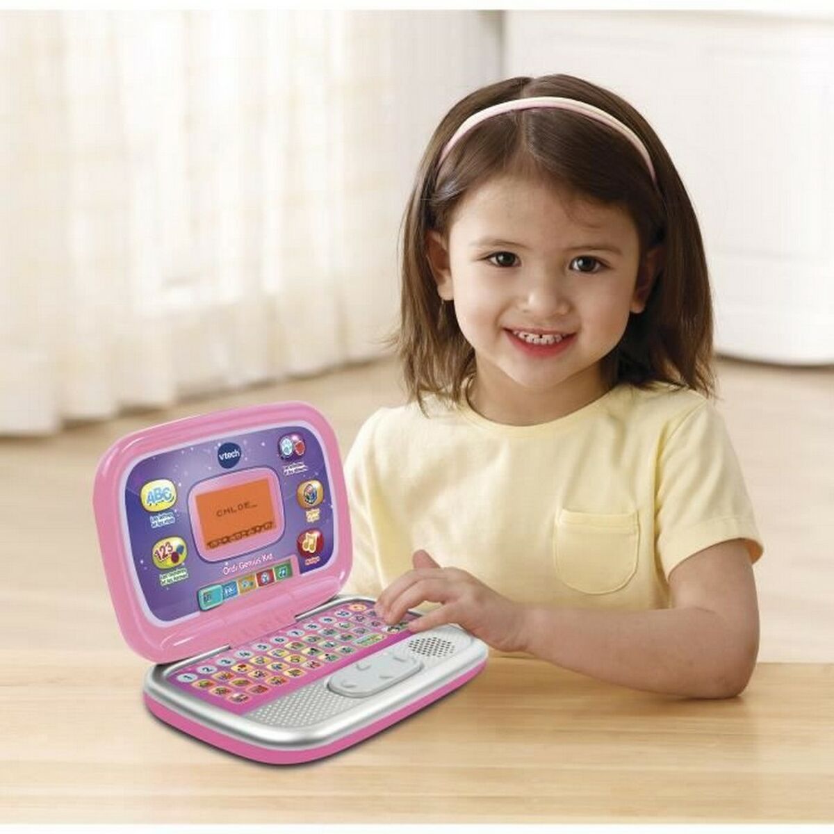 Laptop computer Vtech Ordi Genius Kid Educational game Pink - Horizon Bliss