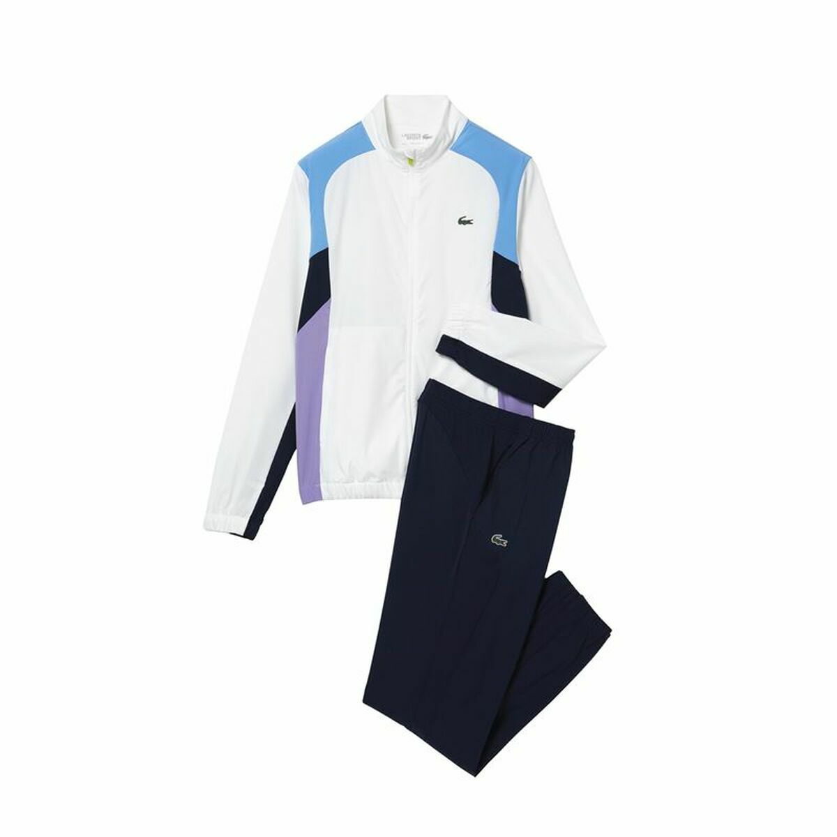 Tracksuit for Adults Lacoste Sport Tennis Colorblock White Men - Horizon Bliss