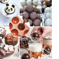 3-Pack: Chocolate Bomb Semi-Sphere Silicone Mold