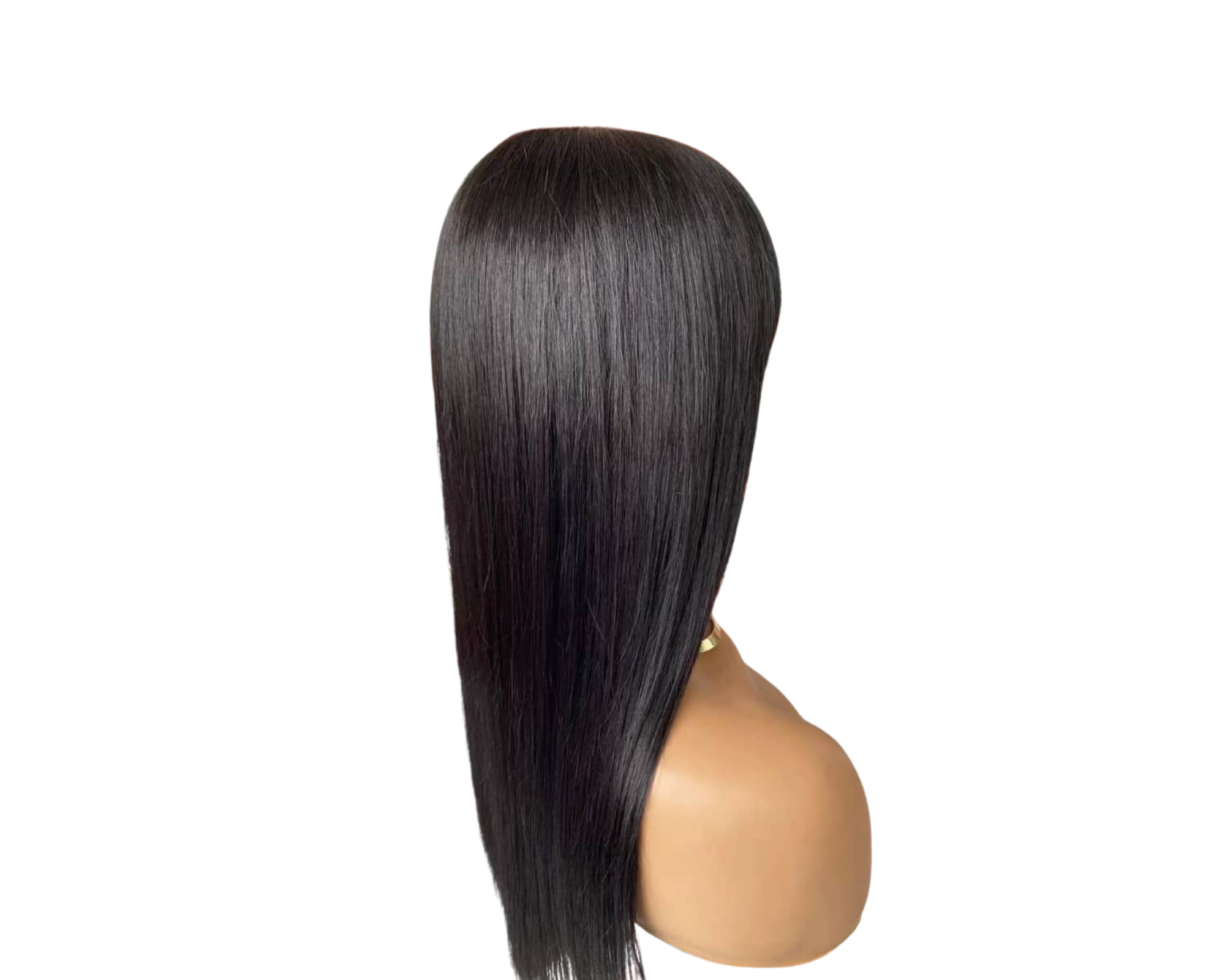 Straight Human Hair Wigs With Bangs Full Machine Made Brazilian Human - Horizon Bliss