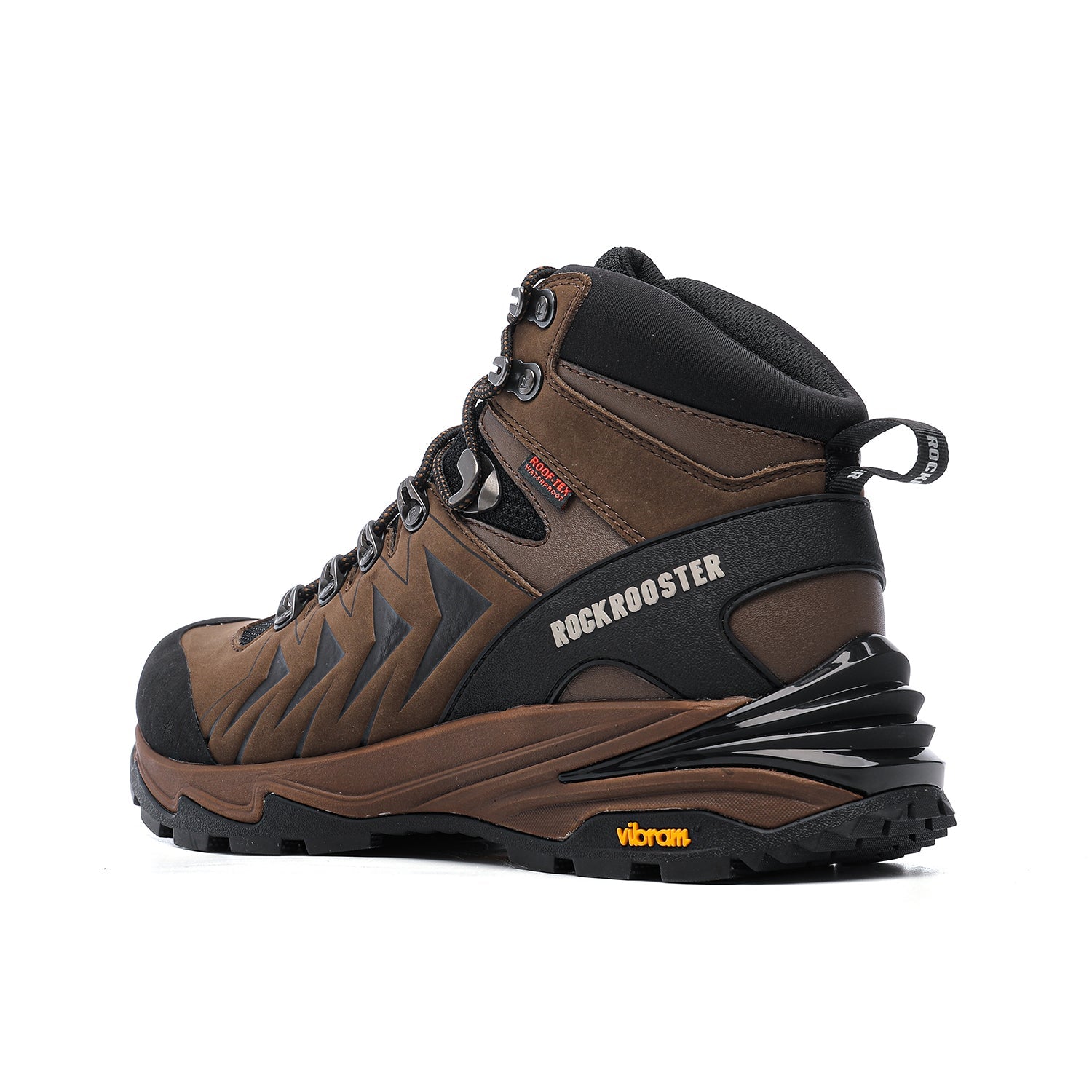 ROCKROOSTER Williamsburg Brown 6 Inch Waterproof Hiking Boots with - Horizon Bliss