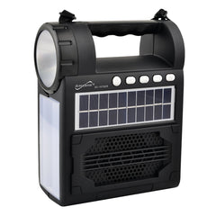 Solar Power Speaker with FM Radio / Flashlight / Lantern (SC-1075ER) - Horizon Bliss