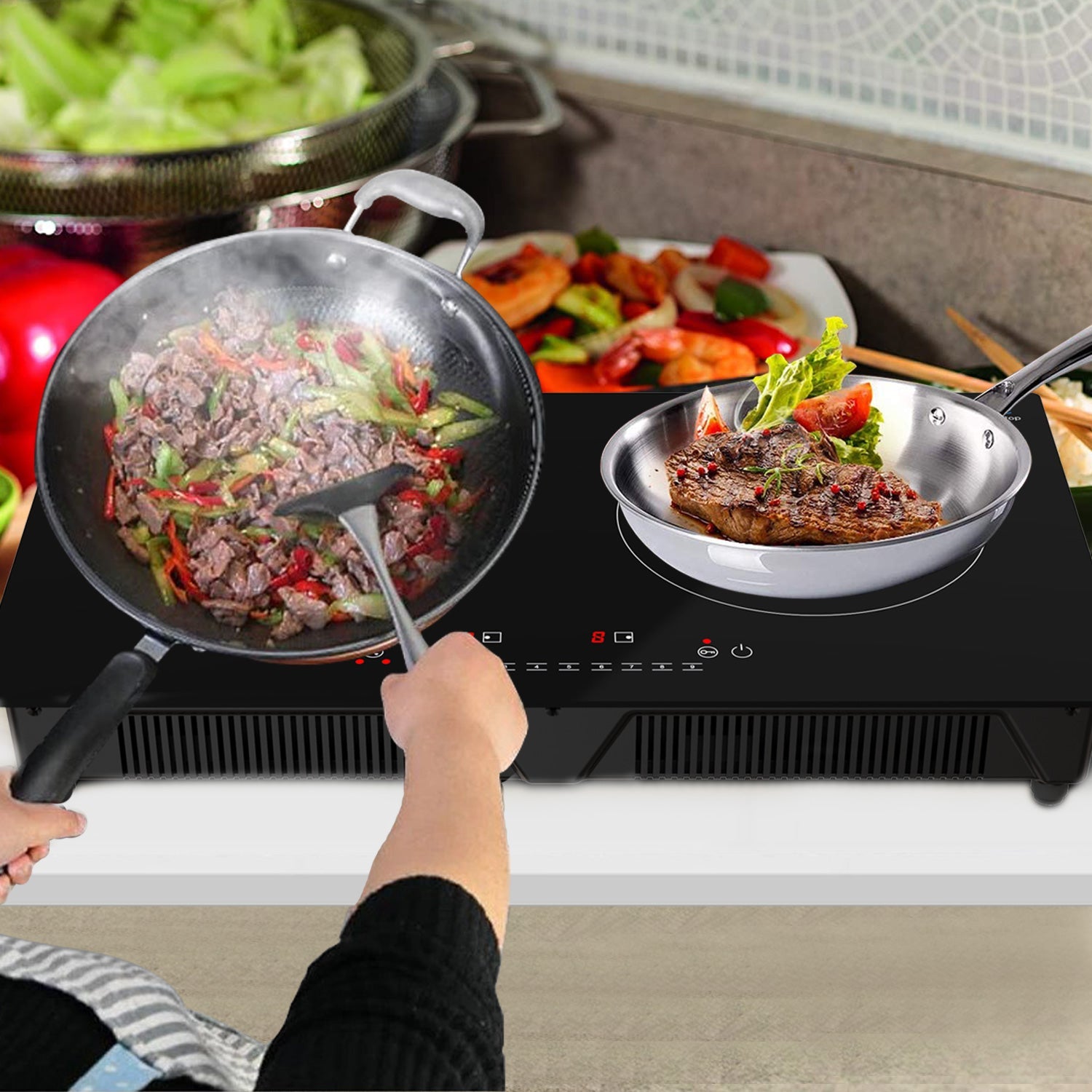 CHEFTop Pro - Dual Burner Induction Cooktop With Optional Induction - Horizon Bliss