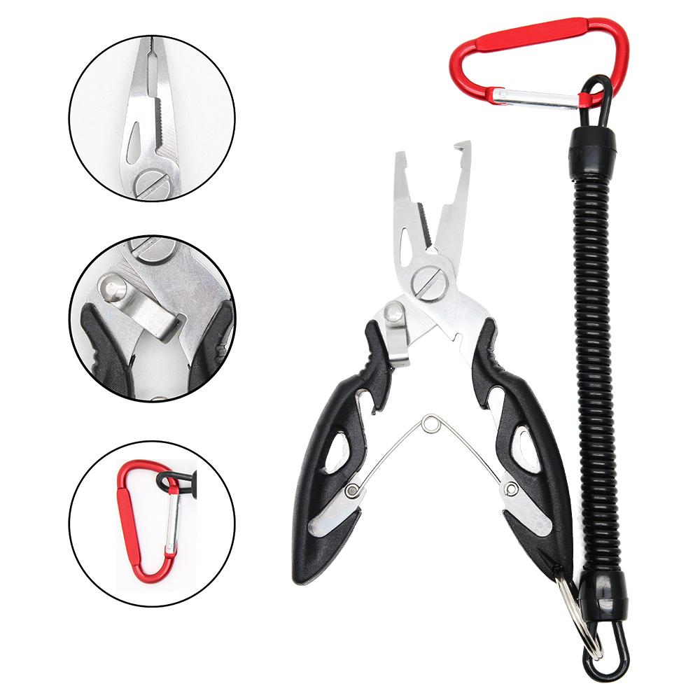 Anti-lost Fishing Pliers Stainless Steel Tools Fishing Line Pliers