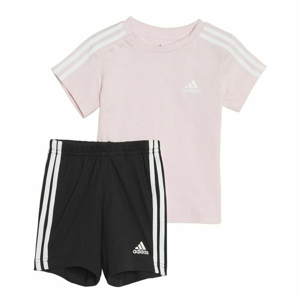 Sports Outfit for Baby Adidas Three Stripes Pink - Horizon Bliss