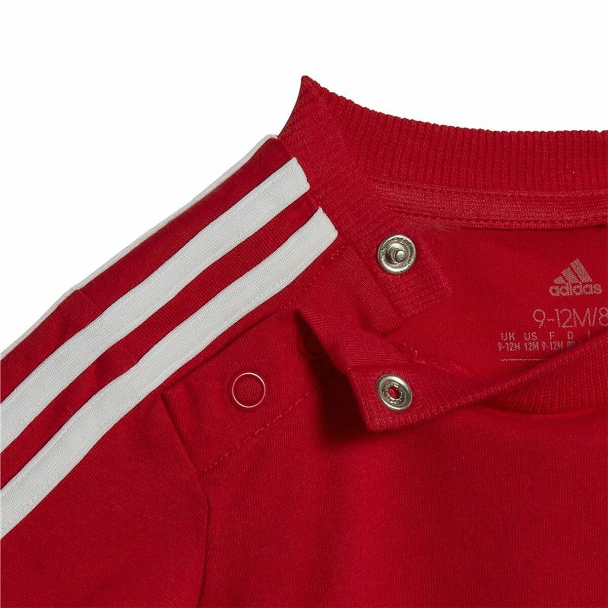 Sports Outfit for Baby Adidas Three Stripes Red - Horizon Bliss