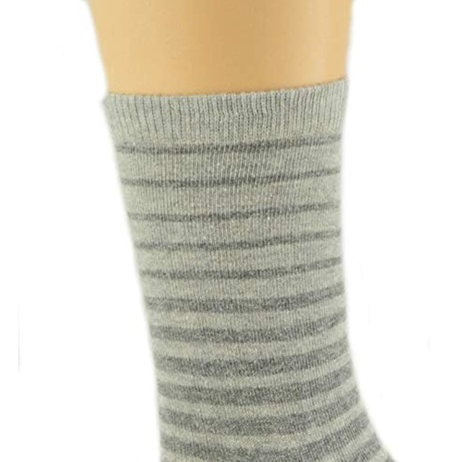 Women's Stripe Cotton Crew Socks - Horizon Bliss