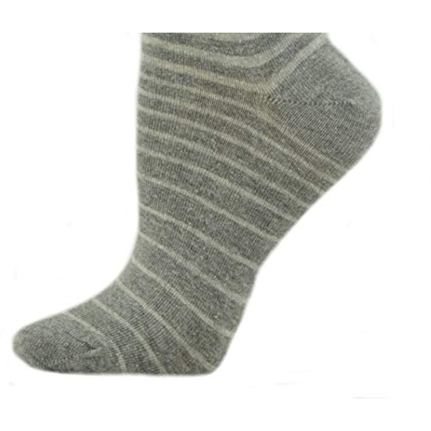 Women's Stripe Cotton Crew Socks - Horizon Bliss