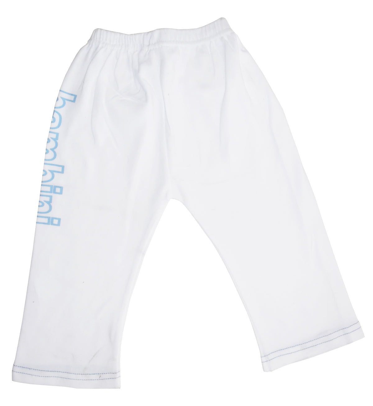 Bambini Boys White Pants with Print - Horizon Bliss