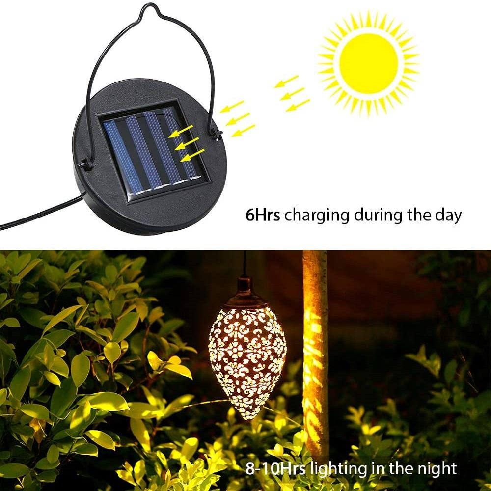 Solar Light LED Lantern Garland Waterproof Hanging Outdoor Fairy Light - Horizon Bliss