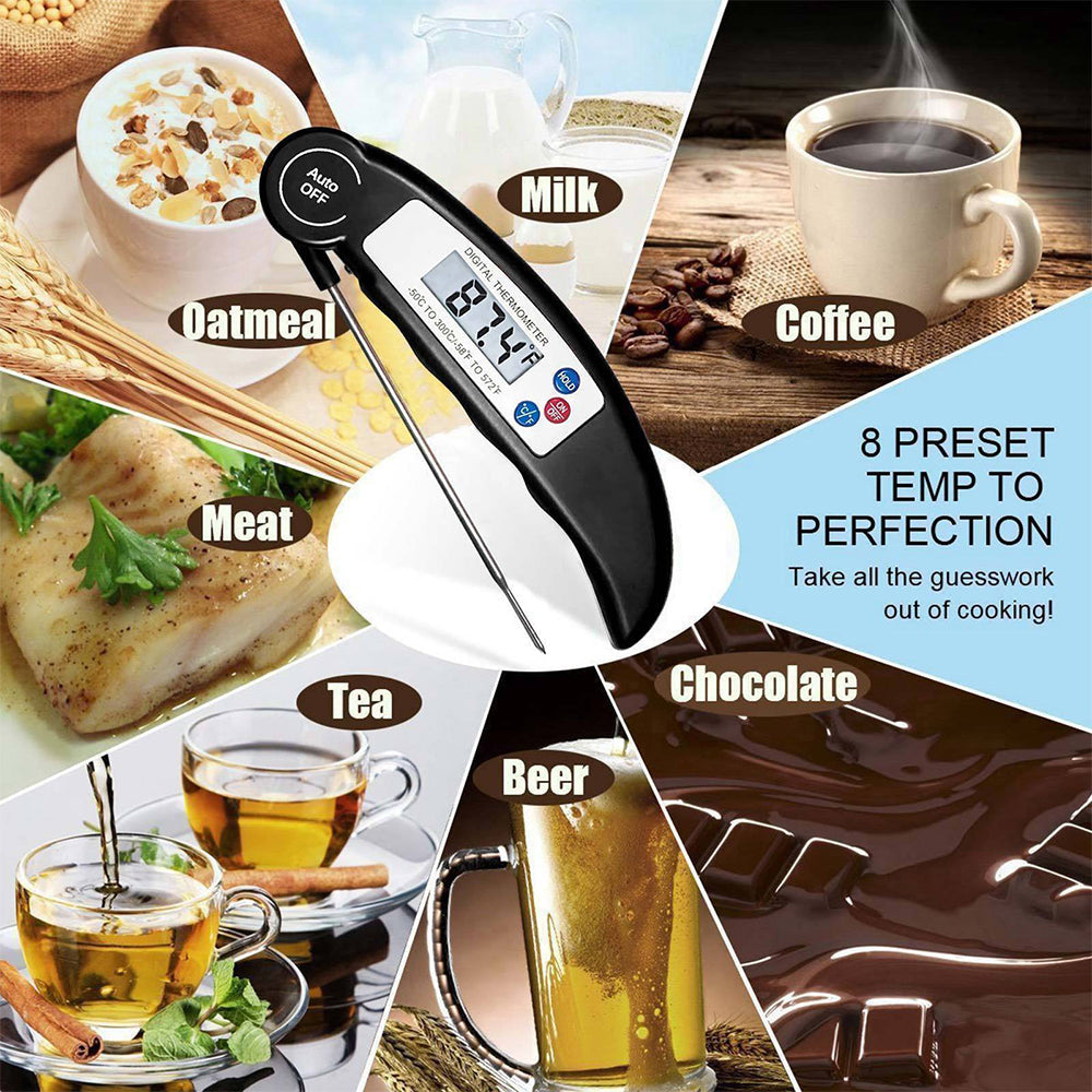 Instant Read Thermometer Food Thermometer Digital Meat Thermometer for