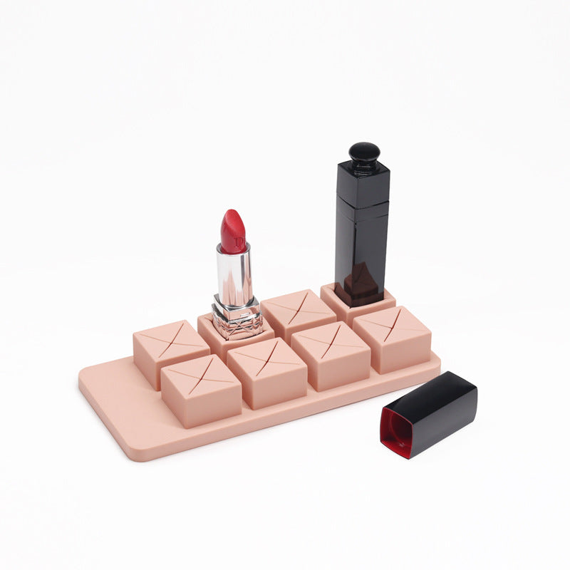 Creative Cosmetic Chocolate Shape Lipstick Makeup Organizer - Horizon Bliss