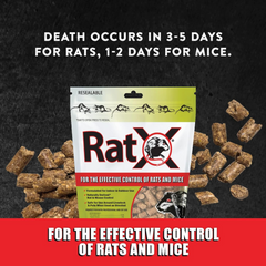 EcoClear Products 620100-6D RatX All-Natural All Species Rat Mouse, 8 oz. Bag - Horizon Bliss