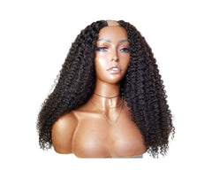 U Part Wig Deep Wave Human Hair Wigs For Black Women Brazilian Remy Ha - Horizon Bliss