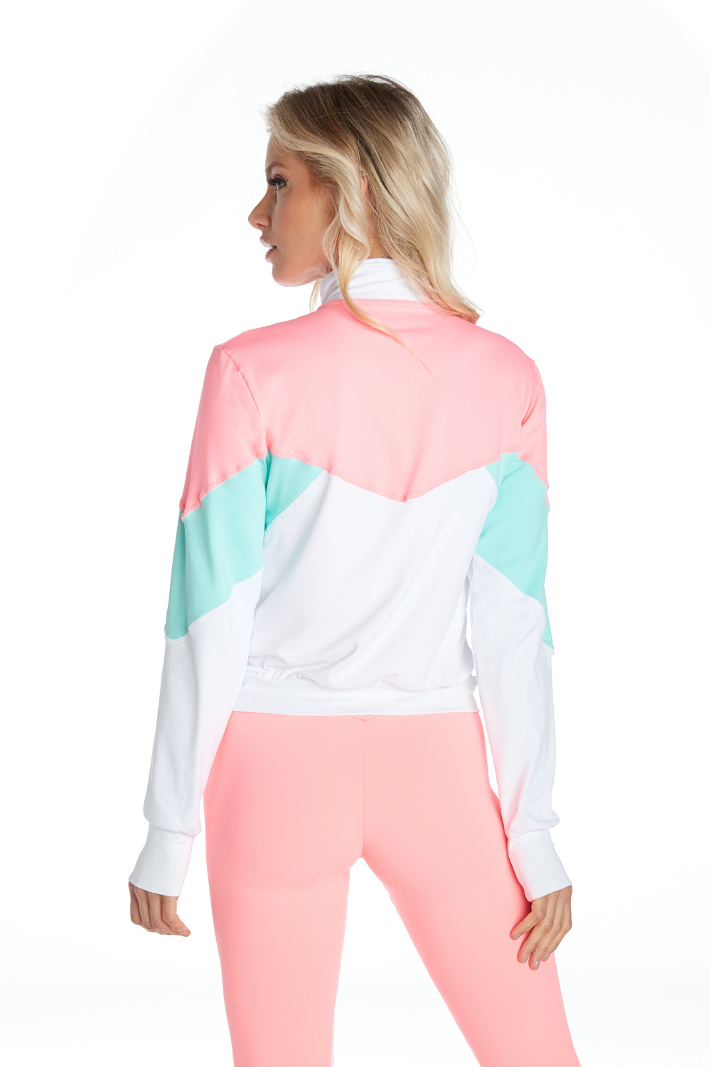 Jessica Color Block Jacket - Horizon Bliss