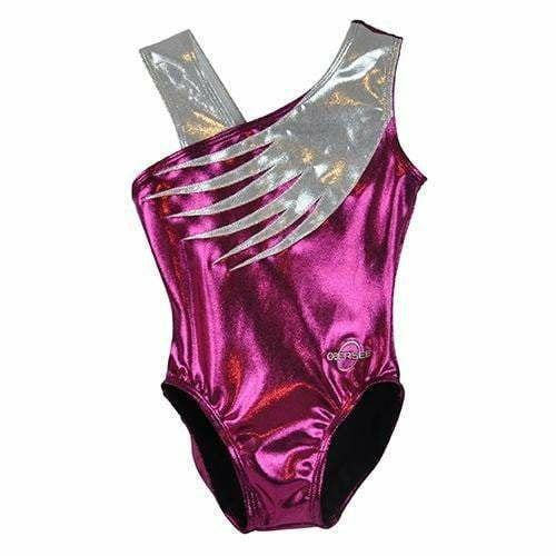 O3GL036 Obersee Girls Gymnastics Leotard One-Piece Athletic Activewear - Horizon Bliss