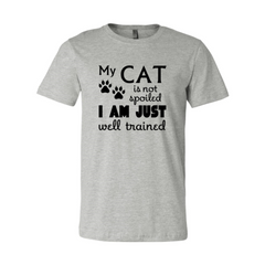 DT0175 My Cat Is Not Spoiled Shirt - Horizon Bliss