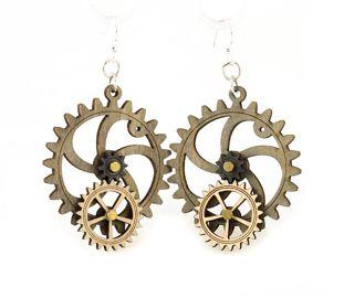 Kinetic Gear Earrings 5001G