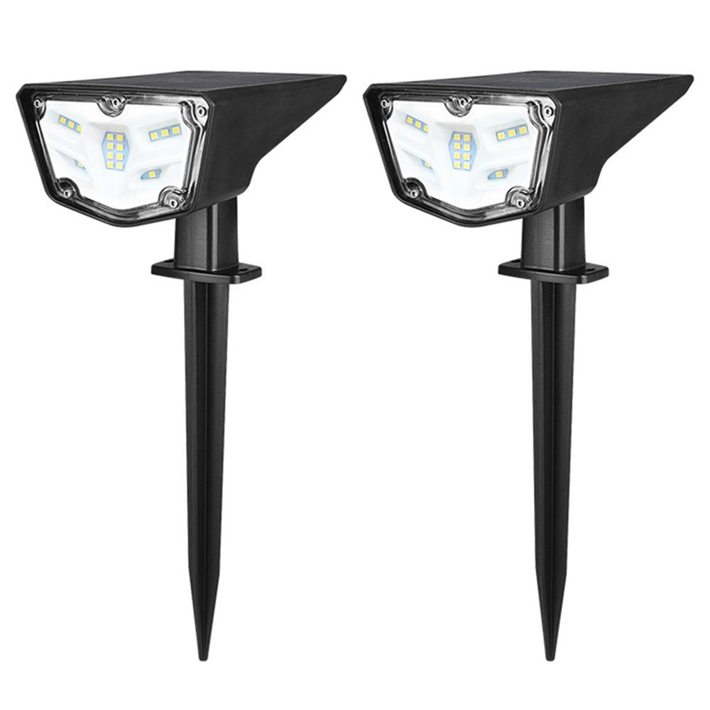 2 Pcs Solar Landscape Spotlights IP67 Waterproof Solar Powered Lights - Horizon Bliss