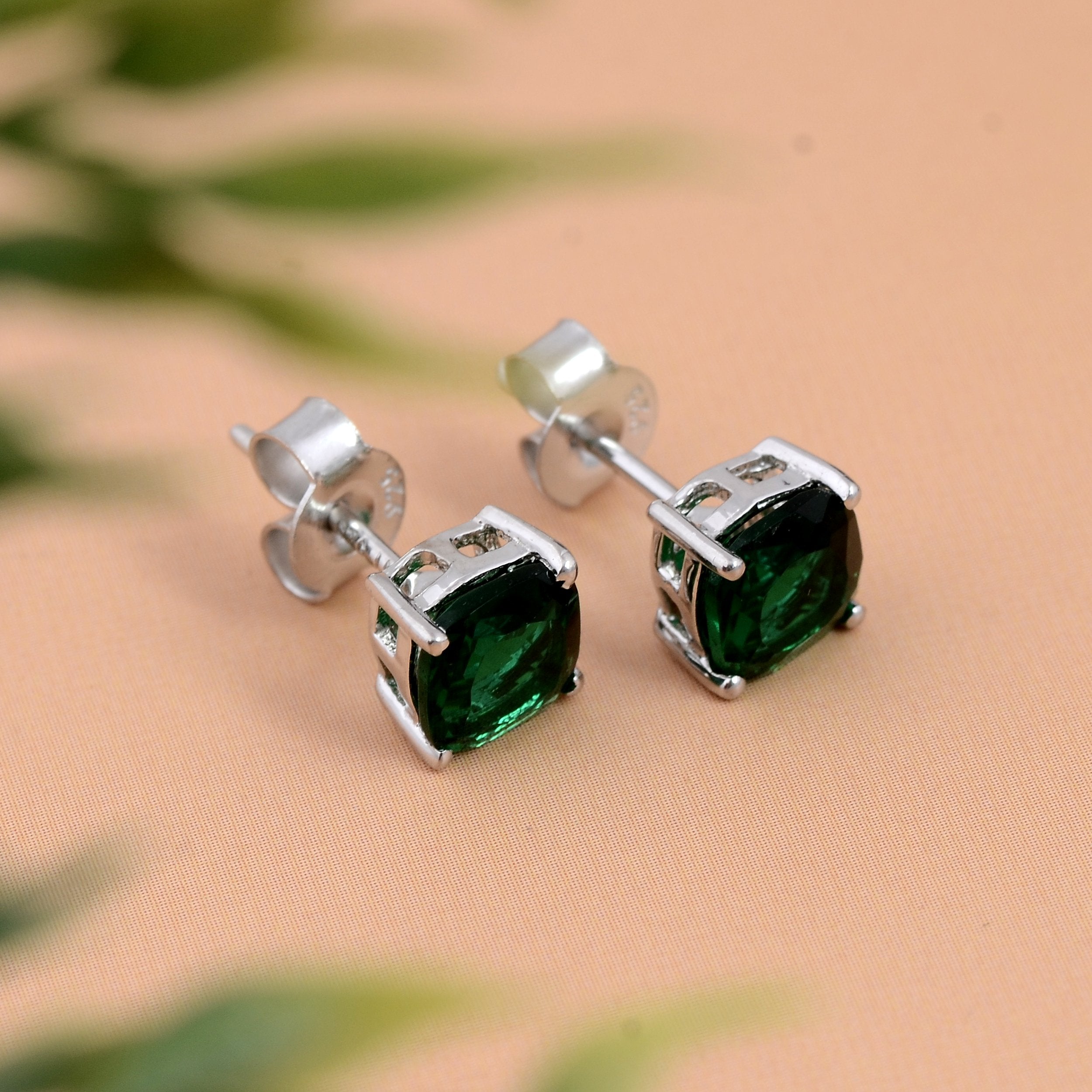 Dazzlers Birthstone Stud Earrings Sterling Silver - Horizon Bliss