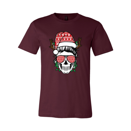 Mom Skull Christmas Shirt