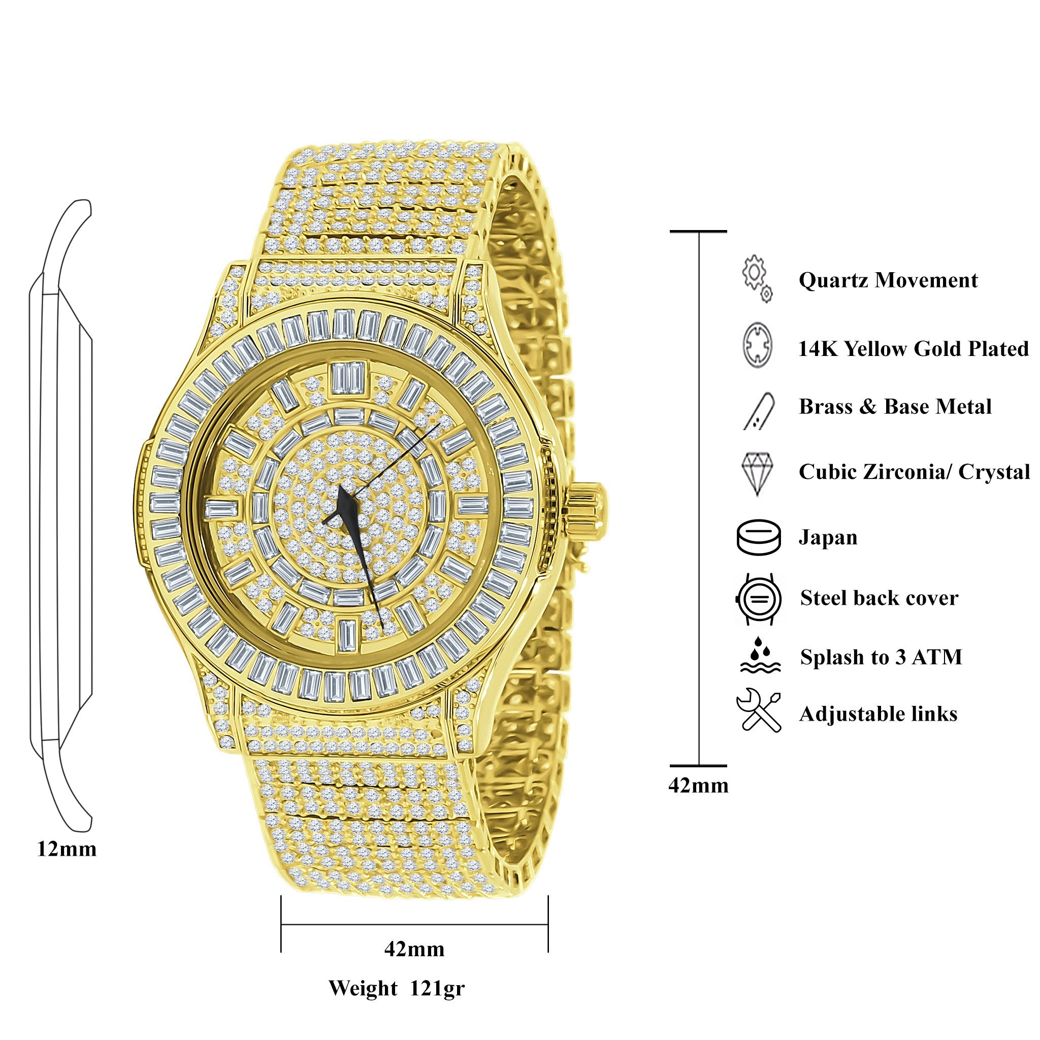 GALLANT Steel CZ Watch | 5110332 - Horizon Bliss