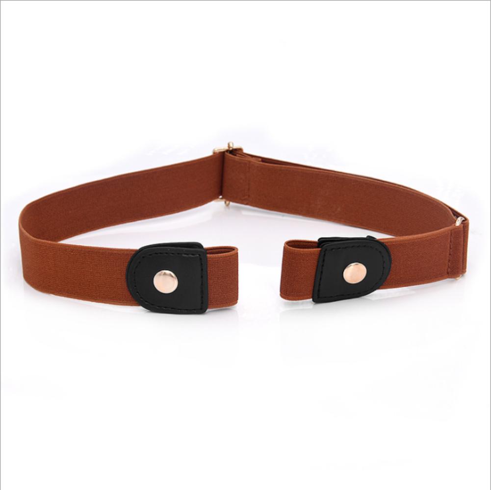 No Buckle Invisible Stretch Belt Elastic Belt for Women and Men