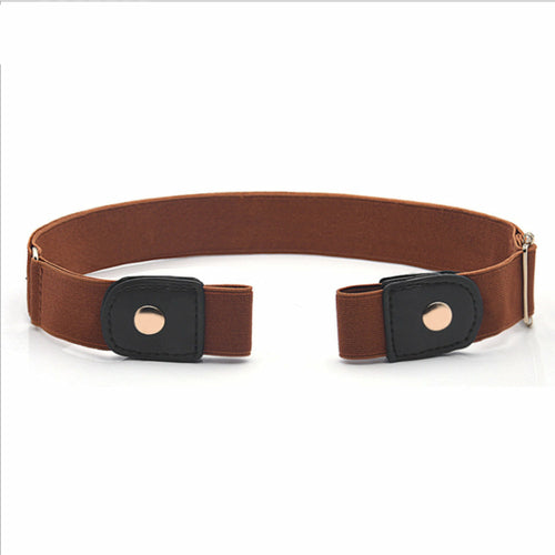 No Buckle Invisible Stretch Belt Elastic Belt for Women and Men