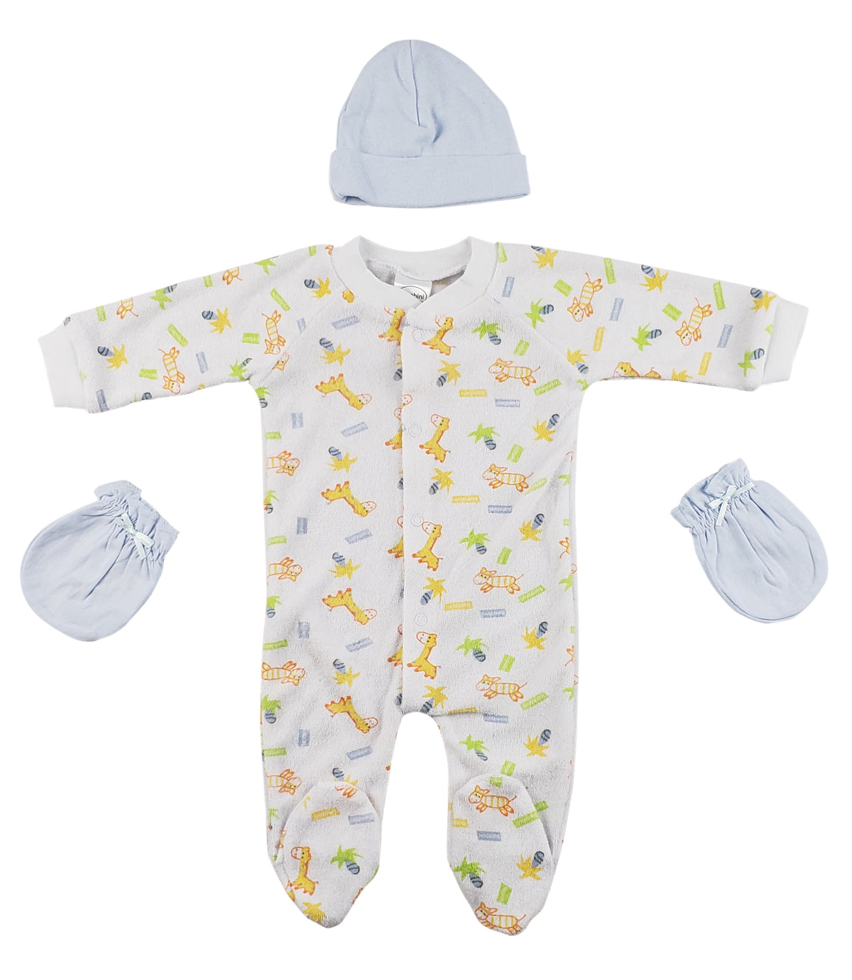 Sleep-n-Play, Cap and Mittens - 3 Pc Set - Horizon Bliss