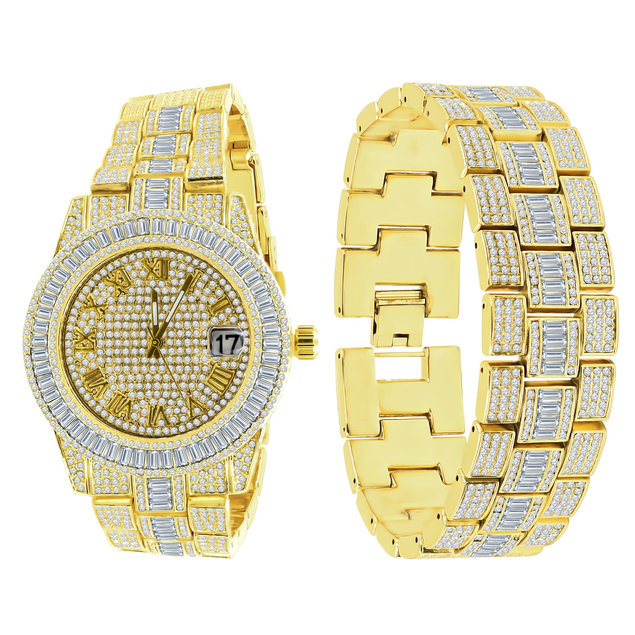 OYSTER CRYSTAL STONES WATCH SET | 530752 - Horizon Bliss