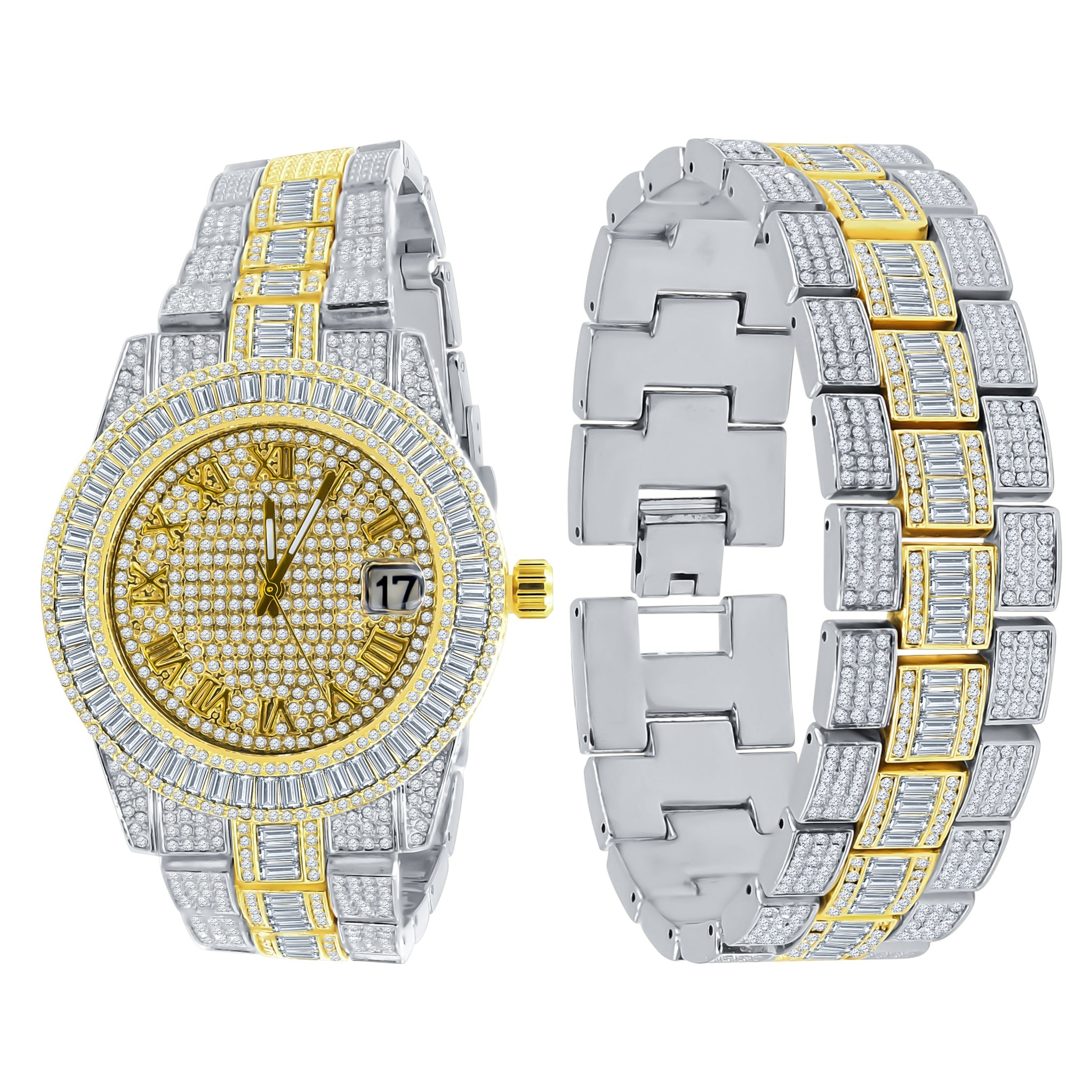 OYSTER CRYSTAL STONES WATCH SET | 5307542 - Horizon Bliss