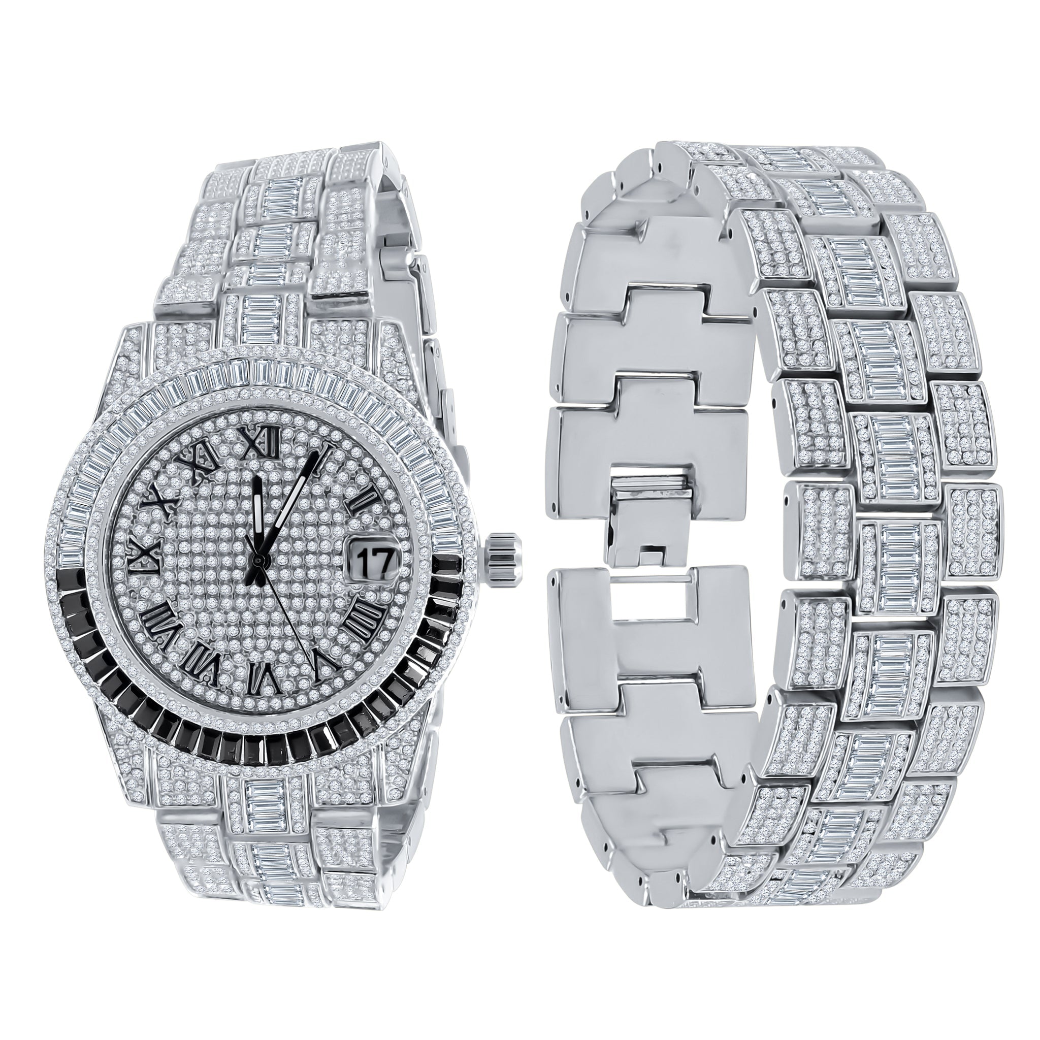 OYSTER CRYSTAL STONES WATCH SET | 530757 - Horizon Bliss