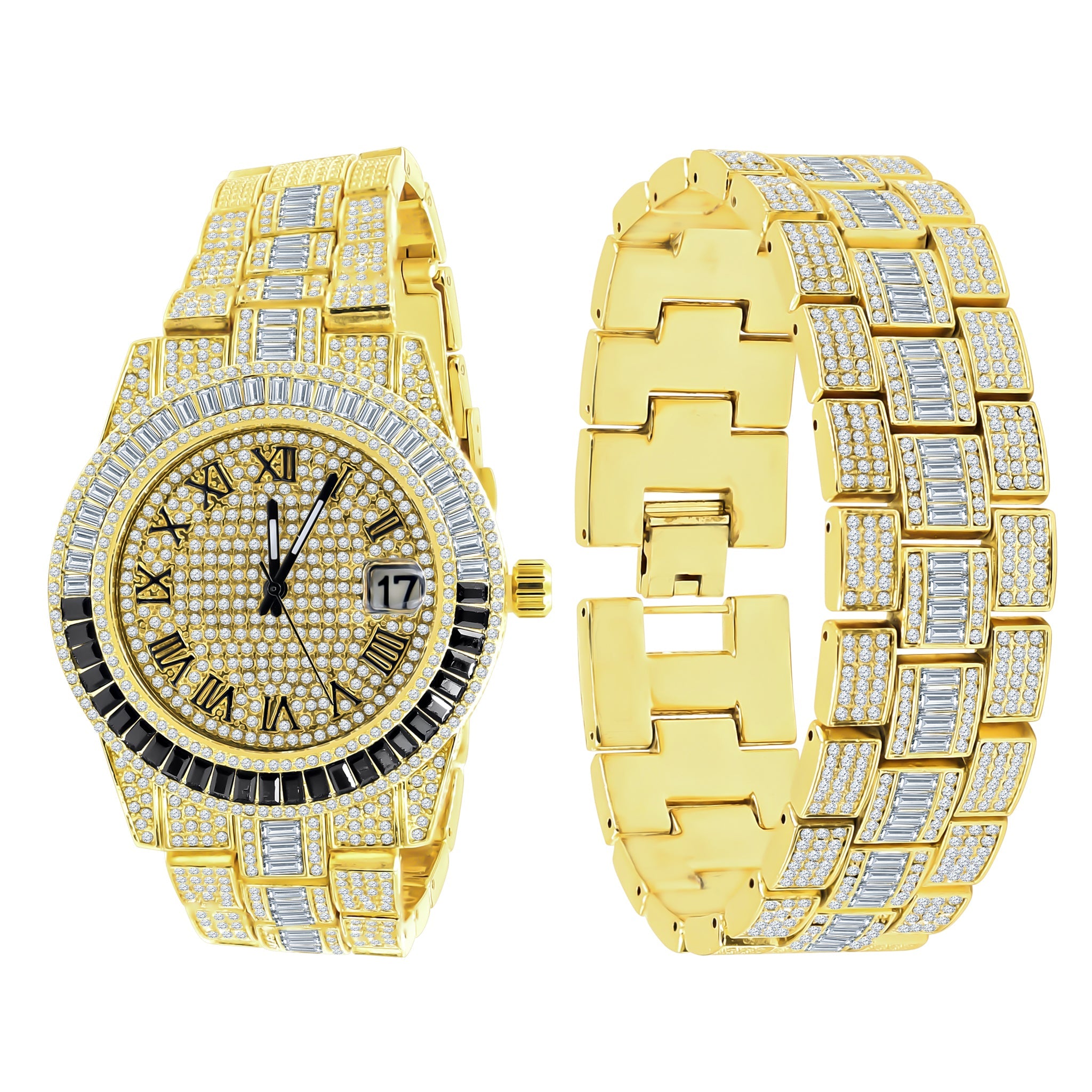 OYSTER CRYSTAL STONES WATCH SET | 530758 - Horizon Bliss