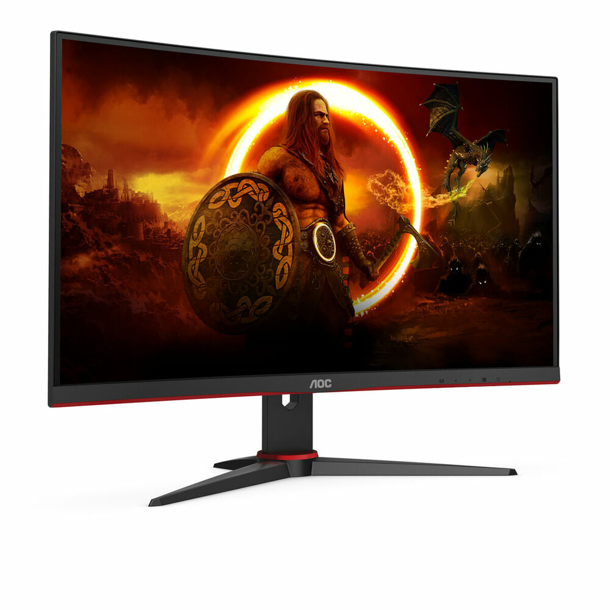 Monitor AOC C24G2AE/BK 23,6" WLED Curved LED VA Flicker free 165 Hz - Horizon Bliss