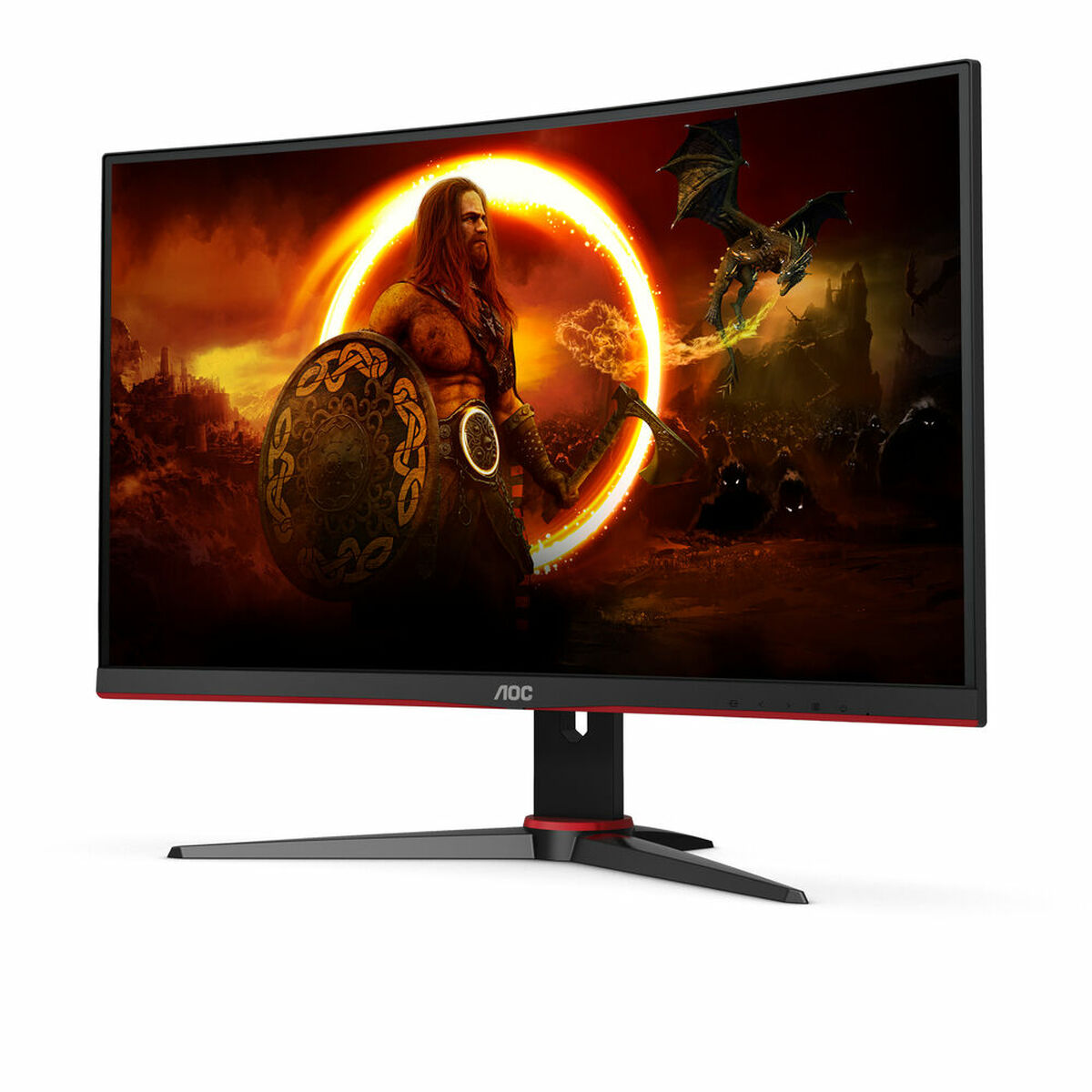 Monitor AOC C24G2AE/BK 23,6" WLED Curved LED VA Flicker free 165 Hz - Horizon Bliss