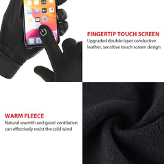 Winter Warm Gloves Men Women Windproof Touch Screen Gloves for Cycling