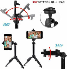 Selfie Stick Tripod 40" Bluetooth Remote Portable for iPhone and