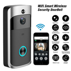 Smart Wireless WiFi Video Doorbell Phone Door Ring Intercom Security