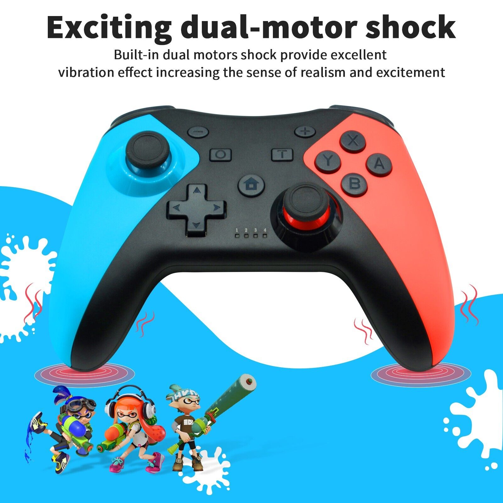 For Nintendo Switch Wireless Pro Controller Gamepad Joypad Joystick