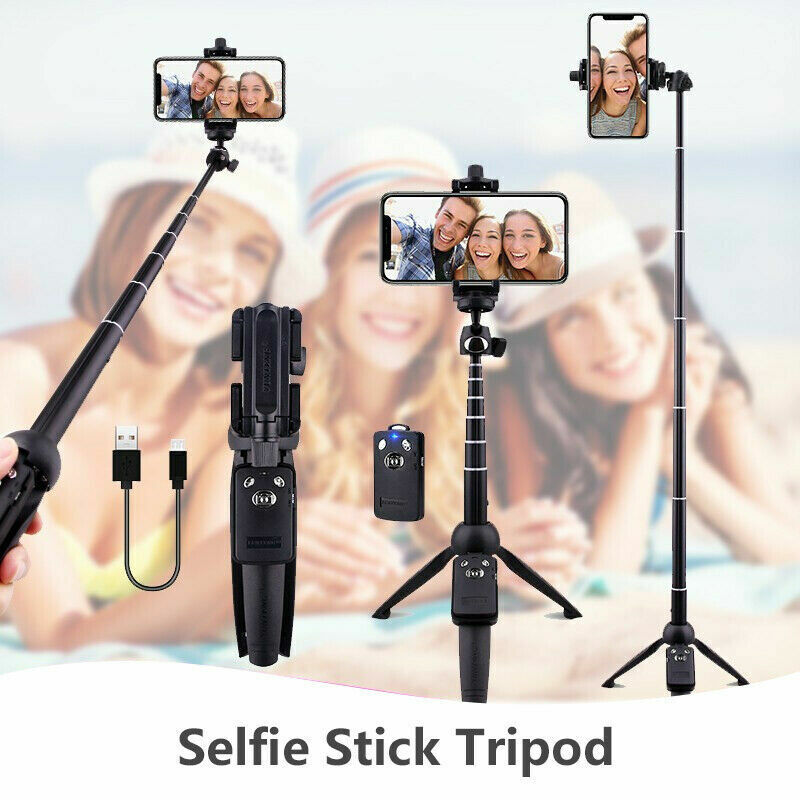 Selfie Stick Tripod 40" Bluetooth Remote Portable for iPhone and