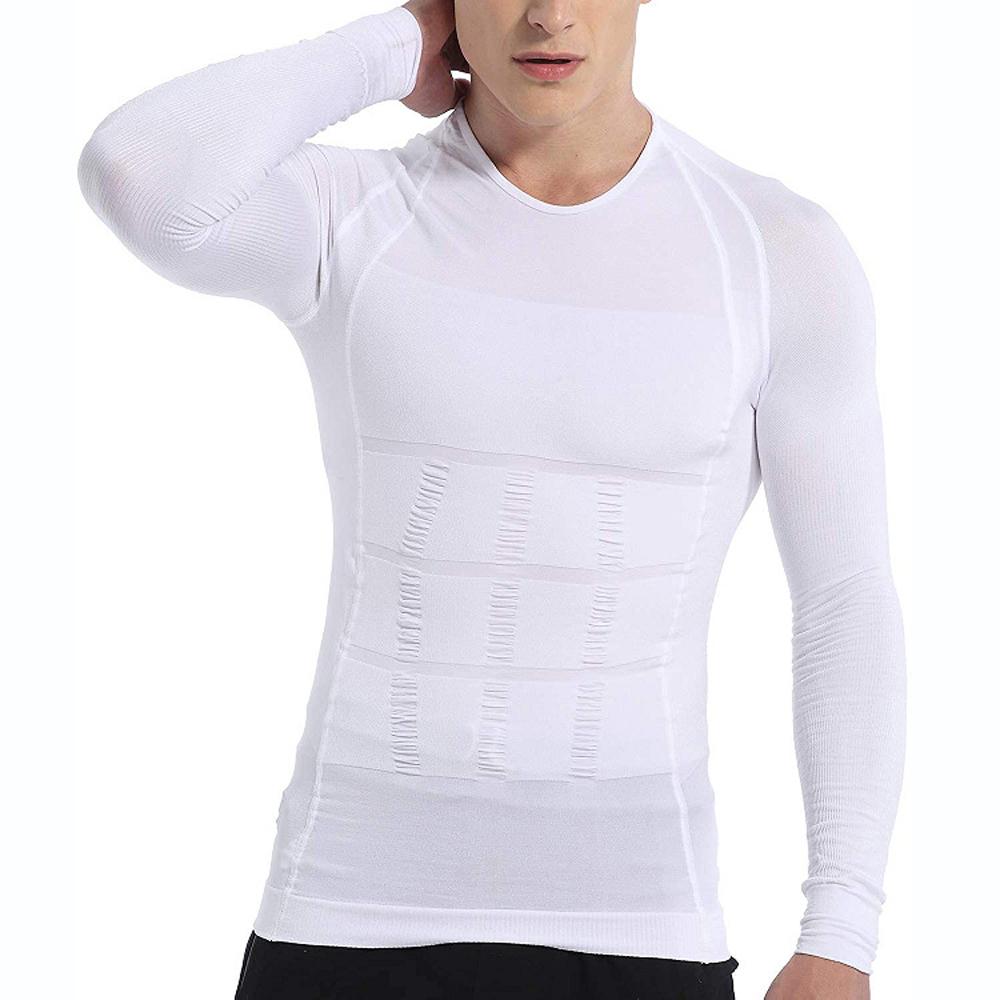 Men's slimming long-sleeved vest tummy shapewear long-sleeved vest