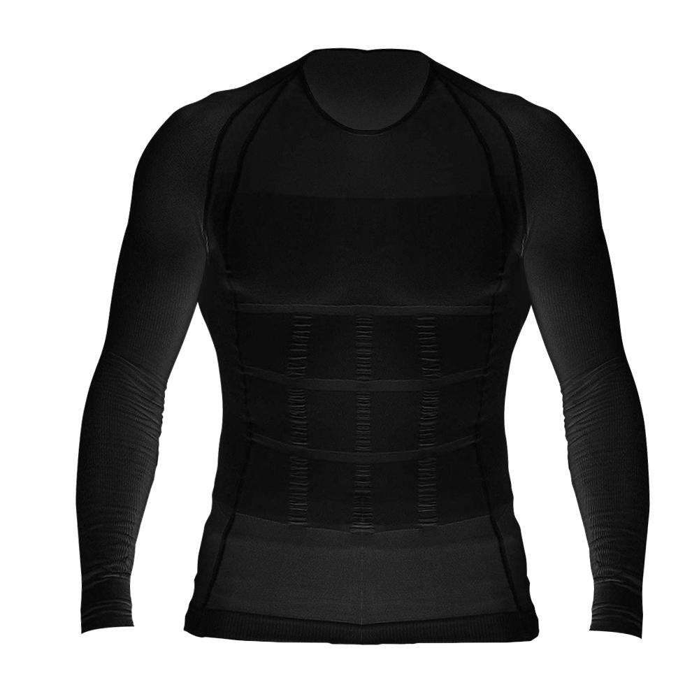 Men's slimming long-sleeved vest tummy shapewear long-sleeved vest