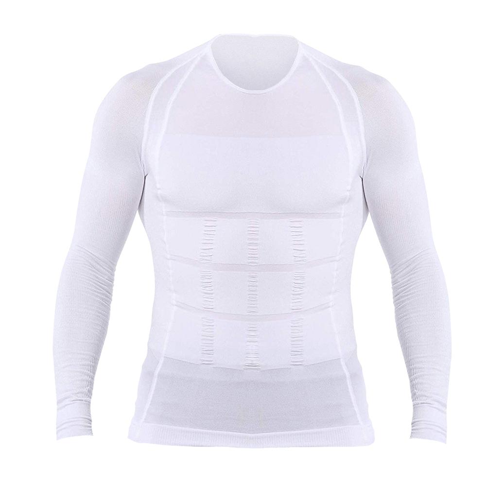 Men's slimming long-sleeved vest tummy shapewear long-sleeved vest