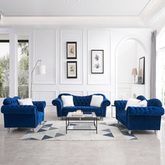 3 Piece Living Room Sofa Set, including 3-Seater Sofa, Loveseat and - Horizon Bliss