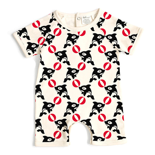 The Orca - Short Romper - 100% Organic - Horizon Bliss