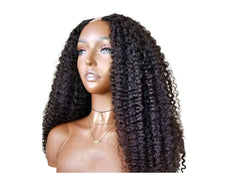 U Part Wig Deep Wave Human Hair Wigs For Black Women Brazilian Remy Ha - Horizon Bliss