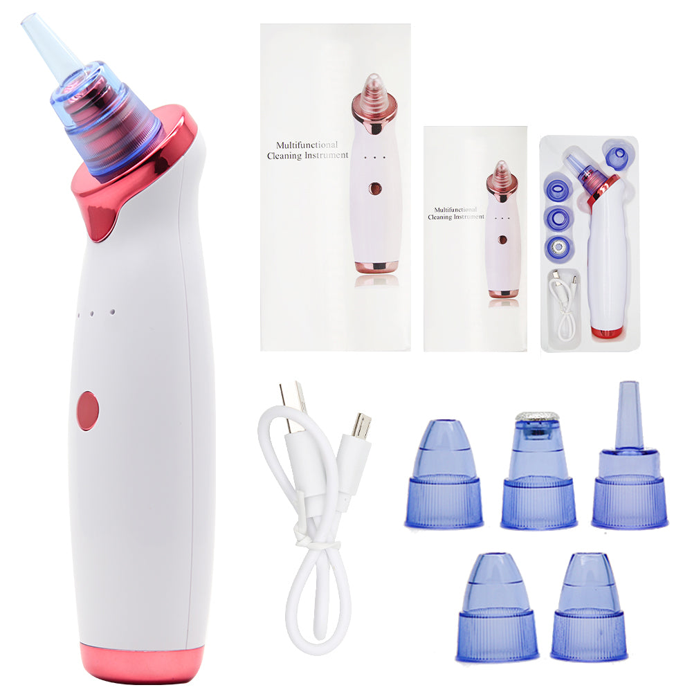 Blackhead Remover Pore Vacuum Cleaner Electric USB Pore Vacuum with 5