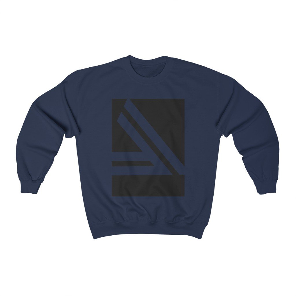 Men's Double Slanted Logo Crewneck Sweatshirt - Horizon Bliss