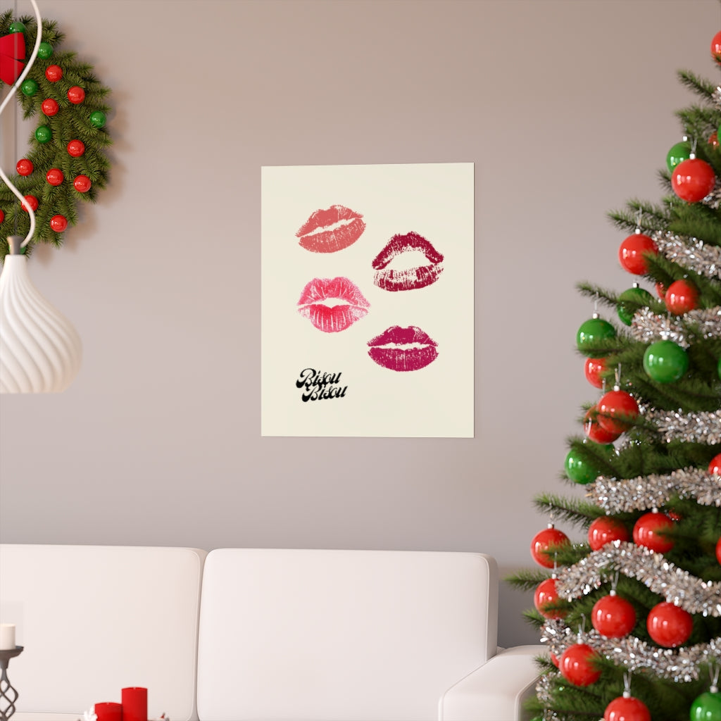 Bisou Bisou Kisses Poster - Horizon Bliss